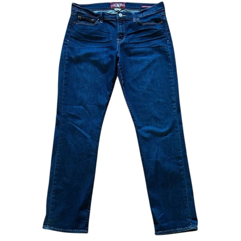 Lucky Brand Dark Wash Sofia Straight Leg Jeans
